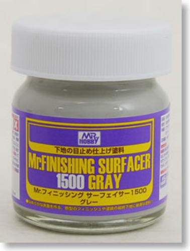 [MR.HOBBY_SF289] MR.FINISHING SURFACER 1500 GRAY_서페이서 1500 (그레이) (4973028420210)