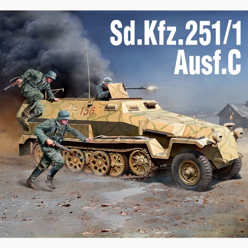 13540 1/35 독일 반궤도 장갑차 251/1 Ausf.C형 하노마그 (일반판) (8809845380399)